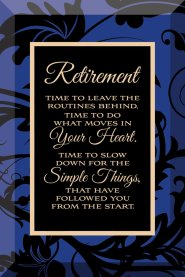 Glass Plaque-Retirement (6 x 4)