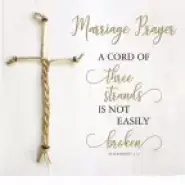 Plaque-Marriage-A Cord Of 3 Strands (10" x 10")