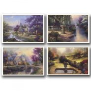 Thomas Kinkade - Thank You - 12 Boxed Cards, KJV