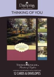 Thomas Kinkade - Thinking of You - 12 Boxed Cards