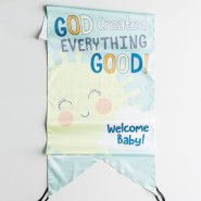 Sam & Essie - God Created Everything Good - Door Banner