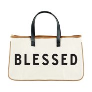 Blessed - Canvas Tote - Road Trip (20" x 11")