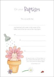 Certificate on Your Baptism Pack of 10