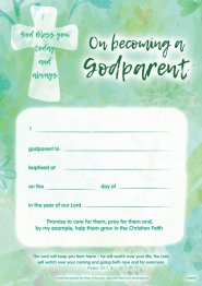 Godparent Certificate Pack of 10