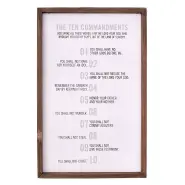 Wall Art 10 Commandments