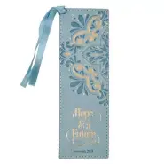 Bookmark Faux Leather Blue Hope & a Future Jer. 29:11