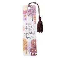 Begin Each Day with a Grateful Heart Bookmark with Tassel