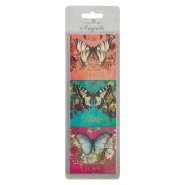 Magnet Set Butterflies Grace, Hope, Love