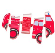 Vintage Fire Engine Number Puzzle (FSC®)