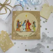 Peace On Earth Christmas Cards Pack of 5