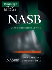 NASB Clarion Reference Bible: Black Goatskin Leather