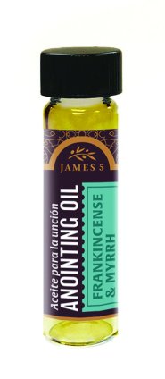 Anointing Oil - Frankincense and Myrrh - Glass Vial  (Net Wt. 1/4 oz.)