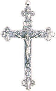 2 1/4" Metal Crucifix