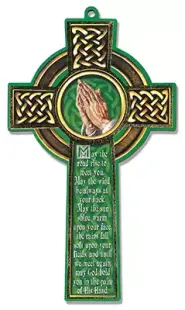 6 Inch Irish Blessing Celtic Cross