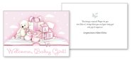 Baby Girl Congratulations - Single Card