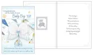 Card/Congratulations - Baby Boy with Insert