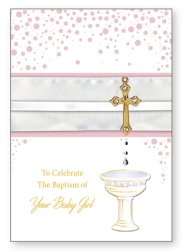 Girl's On Your Baptism - Single Card