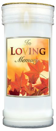 In Loving Memory Single Pillar Candle