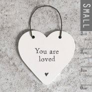 You Are Loved Mini Heart Sign