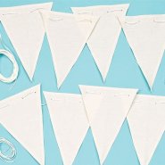 Fabric Bunting - Pack of 15 Flags