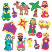 Nativity Foam Stickers - Pack of 120