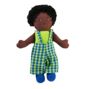 Boy doll - black skin black hair