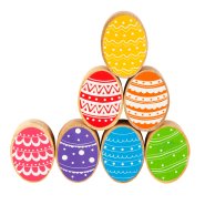 Rainbow Easter Eggs Playset - 7 Pieces