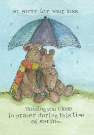 Holding You Close Sympathy Card single