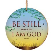 Be Still Ceramic Hanging Decoration