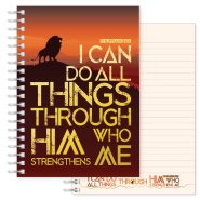 I Can Do All Things A5 Notebook