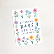 'Brighter Days' (Spring) Mini Card