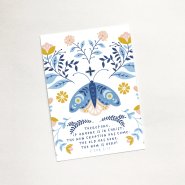 'New Creation' (Moth) Mini Card