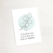 'Never Forgotten' (Flora) Mini Card