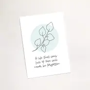 'Never Forgotten' (Flora) Mini Card