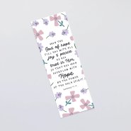 'May The God Of Hope' (Petals) Bookmark