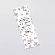 'May The God Of Hope' (Petals) Bookmark