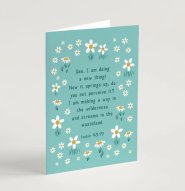 See I am Doing a New Thing Encouragement Card & Envelope