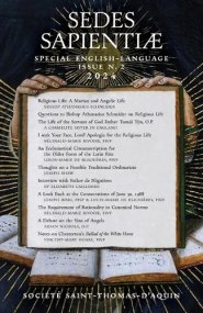 Sedes SapientiÆ: Special English-Language issue 2024