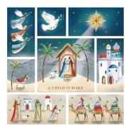 A Child is Born Charity Christmas Cards Pack of 10