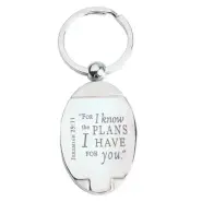 Jer 29:11 - Metal Keyring