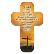 "John 3:16" Paper Cross Bookmark Pack of 12