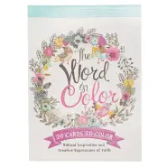 The Word In Color Coloring Postcards