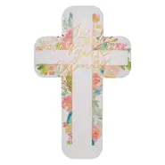 Give Thanks to the Lord Paper Cross Bookmark - Psalm 136:1 (Pack of 12)