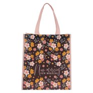 Tote Pink/Brown Floral Printed New Mercies New Morning