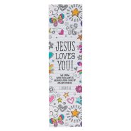 Bookmark-Notebook Doodles/Jesus Loves You 1 John 3:16 (Pack Of 10)