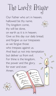 Lords Prayer Prayer Card Pack of 20