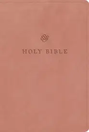 ESV Large Print Compact Bible (TruTone, Blush Rose)