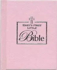 Pink First Baby Story Book Bible