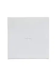 6" x 6" Chalice Pall - Polycotton - White Cross Design