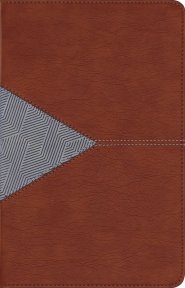 NIV Application Bible, Personal Size, Leathersoft, Brown/Blue, Red Letter, Indexed, Comfort Print